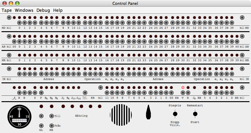 SMIL Emulator Control Panel